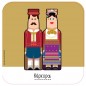 Traditional Costumes gogreek® Coaster (Set of 12 pcs) - Available in English and Greek Traditional Costumes 