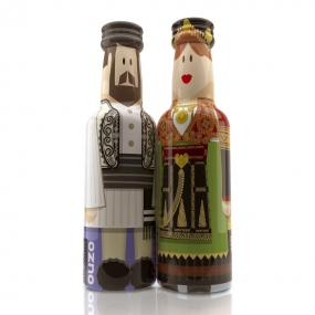 Thessaly Couple gogreek® Οuzo Miniatures (2x50ml)